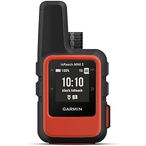$249.99* | Garmin inReach Mini 2 Compact Satellite Communicator (2 Colors) at Amazon